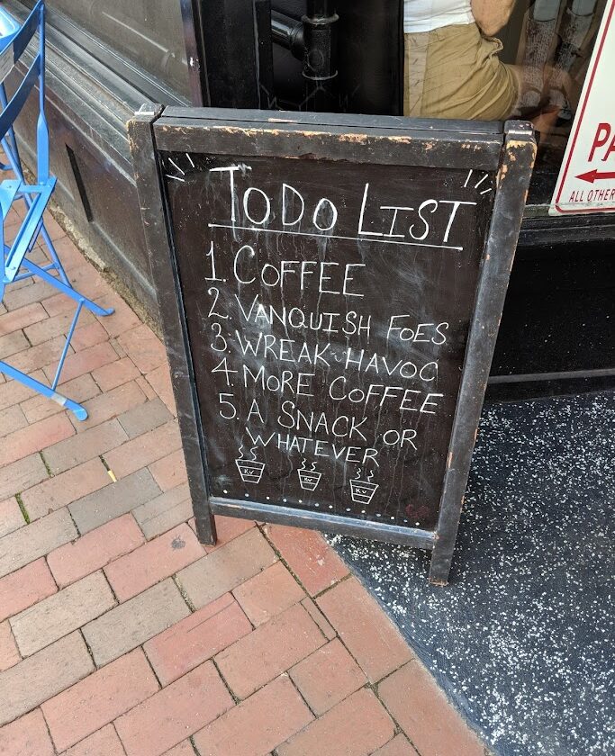 I can't believe he got Gingerbread Coffee